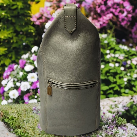 Coach Vintage Sea Green Leather Sonoma Backpack (4917) - Picture 1 of 8